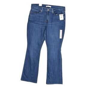 NEW Levi's Blue Bootcut Jeans Sz 16 NWT Women - 33x32 Mid Rise Boot Stretch